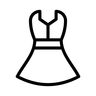 bez ince hat vektör simge