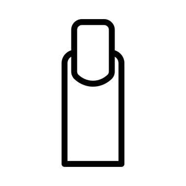 parmak ince çizgi vektör simge