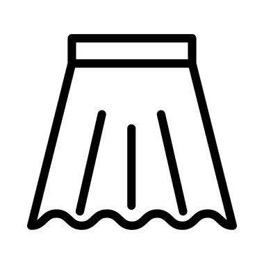 bez ince hat vektör simge