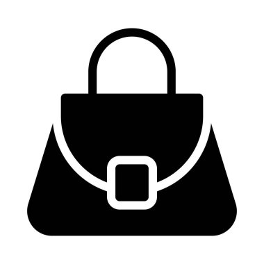 düz glif simge vektör