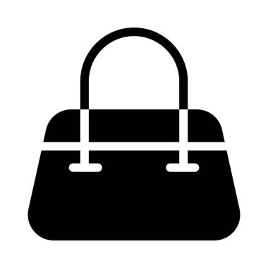 düz sembol simge vektör çanta