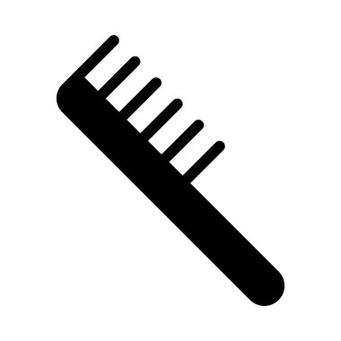 fırça glif düz vektör simge