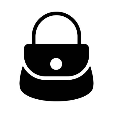 düz sembol simge vektör çanta