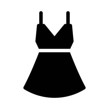 düz glif simge vektör