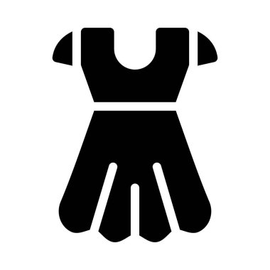 düz glif simge vektör