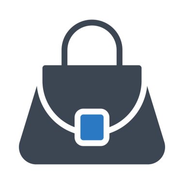 çanta glif renk vektör simge