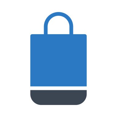 Alışveriş glif renk vektör simgesi