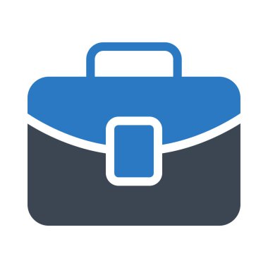 çanta glif renk vektör simgesi