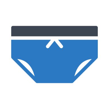 iç çamaşırı glif renk vektör simgesi