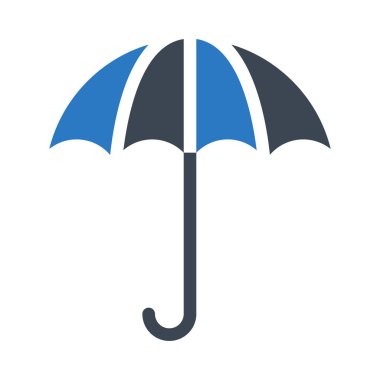 Yaz glif renk vektör simge