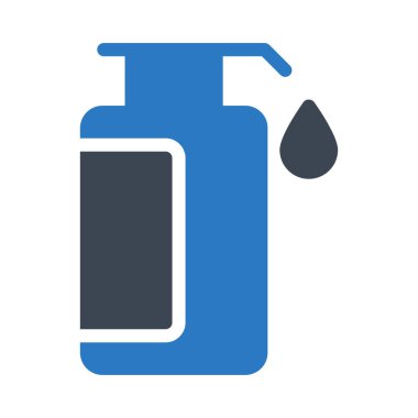 sabun glif renk vektör simge