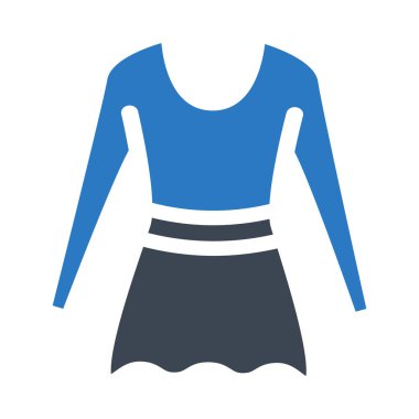 bez glif simge renk vektör