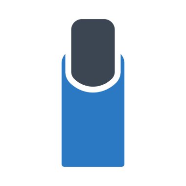 parmak glif simge renk vektör