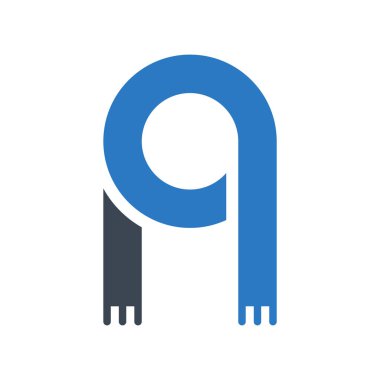 bez glif simge renk vektör