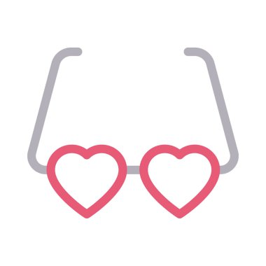 renk çizgi vektör simge aşk