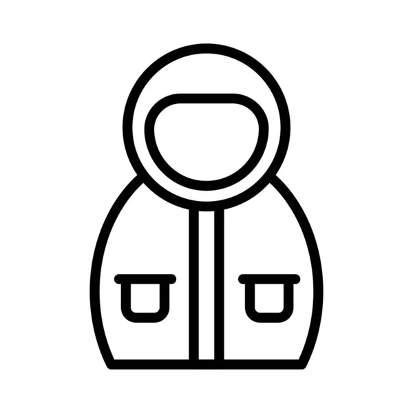 Astronaut Thin Line Vector Icon — Stock Vector