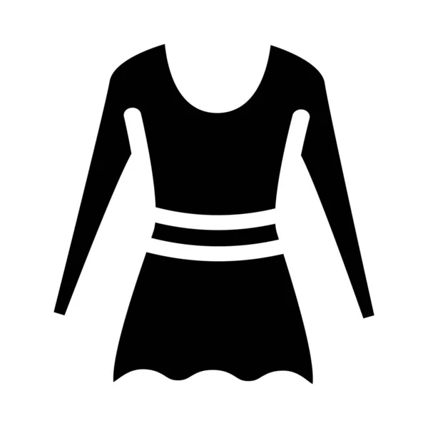 Doek Glyph Platte Vector Pictogram — Stockvector