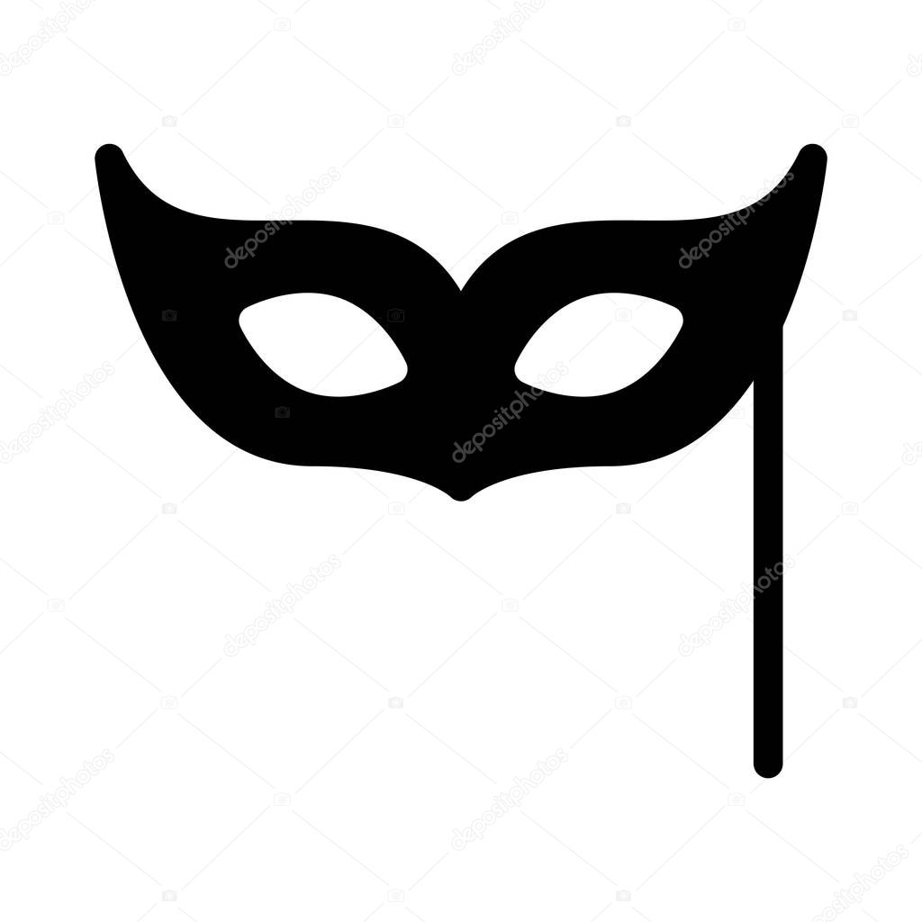 carnival glyph flat vector icon