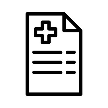 dosya ince çizgi vektör simgesi