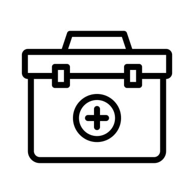 Kit ince çizgi vektör simgesi