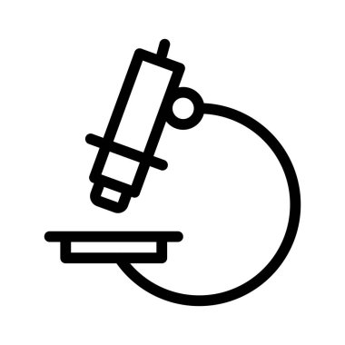 Laboratuar ince çizgi vektör simgesi