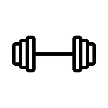 ince çizgi spor salonu simge vektör