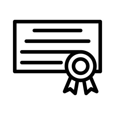 derece ince çizgi vektör simgesi