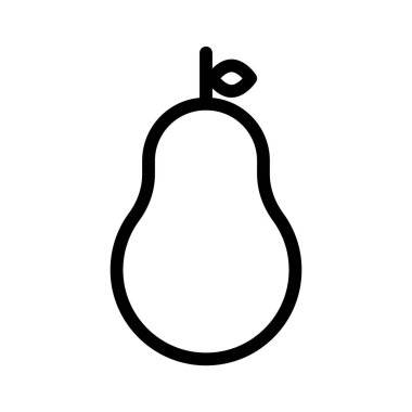 ince hat meyve simge vektör