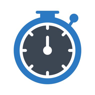 Alarm glif simge renk vektör