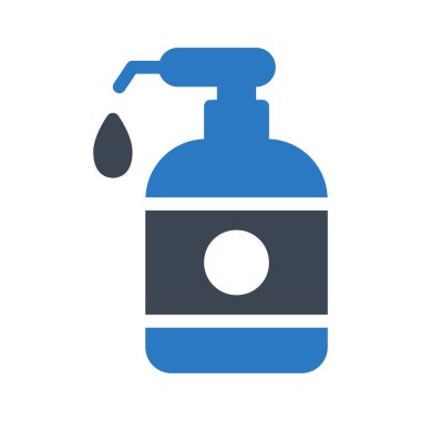 sabun glif renk vektör simge