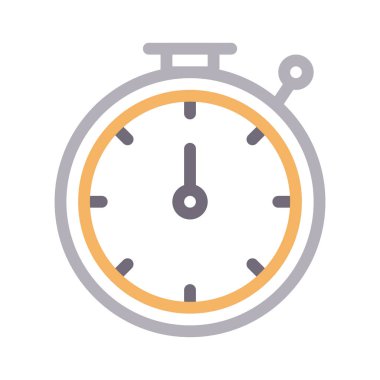 Alarm renk çizgi vektör simgesi