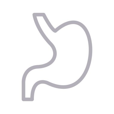 sindirim rengi çizgi vektör simge