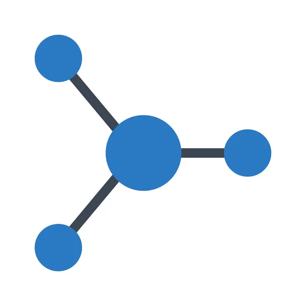Conectar Ícone Vetor Cor Glifo — Vetor de Stock