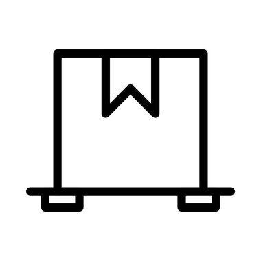 parsel ince çizgi vektör simgesi