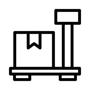 ince çizgi vektör simgesini ölçme