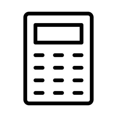 Muhasebe ince çizgi vektör simgesi