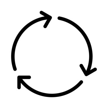 İnce çizgi vektör simge yeniden