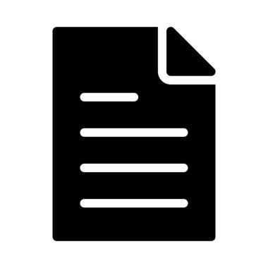 belge glyph düz vektör simgesi