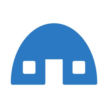 fabrika glyph renk vektör simgesi