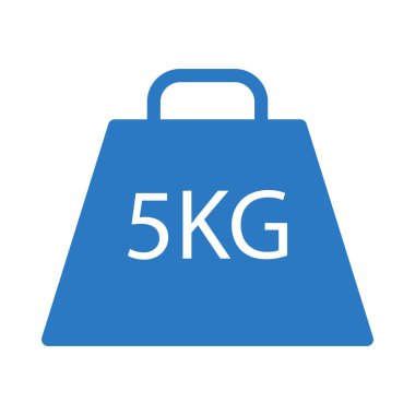 Ağırlık glif renk vektör simgesi
