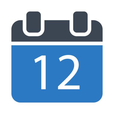 tarih glyph renk vektör simgesi