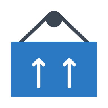 karton glyph renk vektör simgesi