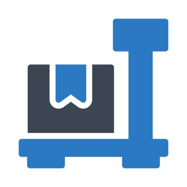 glyph renk vektör simgesini ölçme