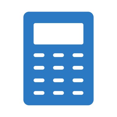 muhasebe glyph renk vektör simgesi