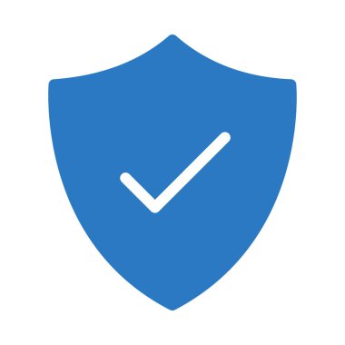 güvenli glyph renk vektör simgesi