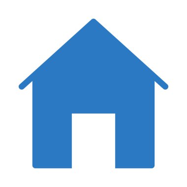 ev glyph renk vektör simgesi