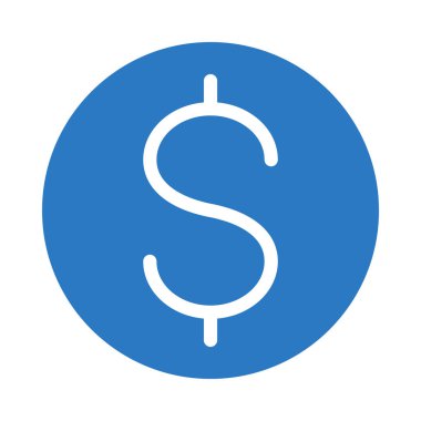 sikke glyph renk vektör simgesi