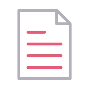 belge renk çizgisi vektör simgesi