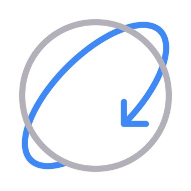 renk çizgisi vektör simgesini yeniden yükleme