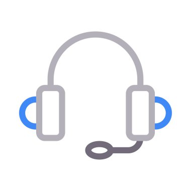 hizmetler renk çizgisi vektör simgesi